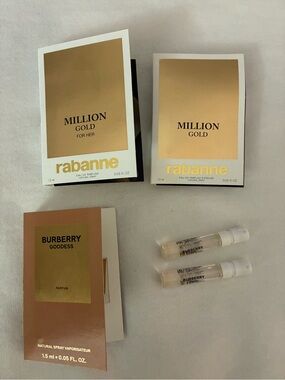 NIP 5 Burberry & Paco Rabanne Fragrance Samples